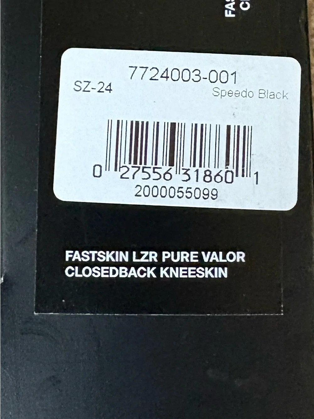Speedo Fastskin LZR Pure Valor Closedback Kneeskin Size 24 - Picture 7 of 7
